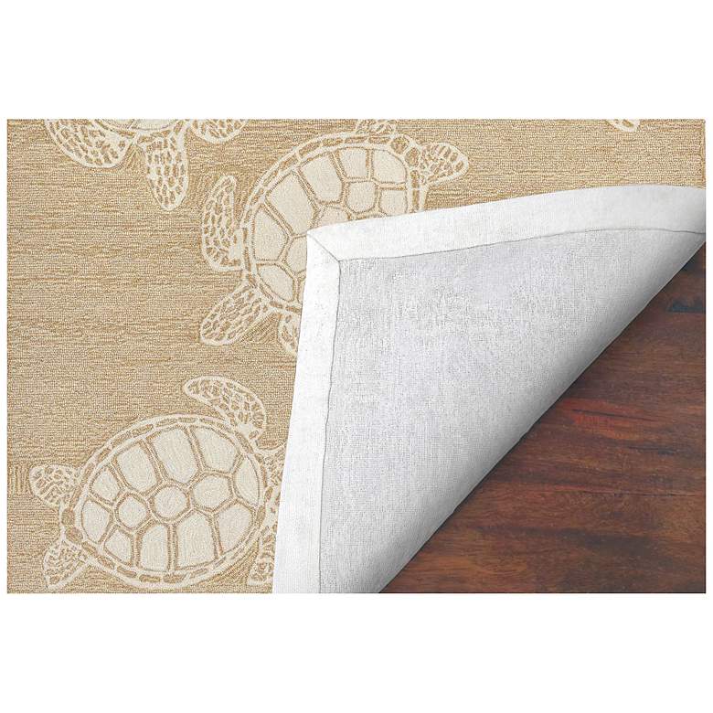 Image 5 Liora Manne Capri Turtle Indoor/Outdoor Area Rug Neutral 7'6"x9'6" more views