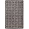 Liora Manne Carmel Antique Tile Indoor/Outdoor Rug Black