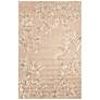 Liora Manne Carmel Bamboo Border Indoor/Outdoor Rug Sand 4'10" x 7
