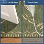 Thumbnail4 of Liora Manne Carmel Dragonfly Indoor/Outdoor Rug Green 7'10" x 9 more views