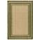Liora Manne Carmel Multi Border Indoor/Outdoor Rug Green