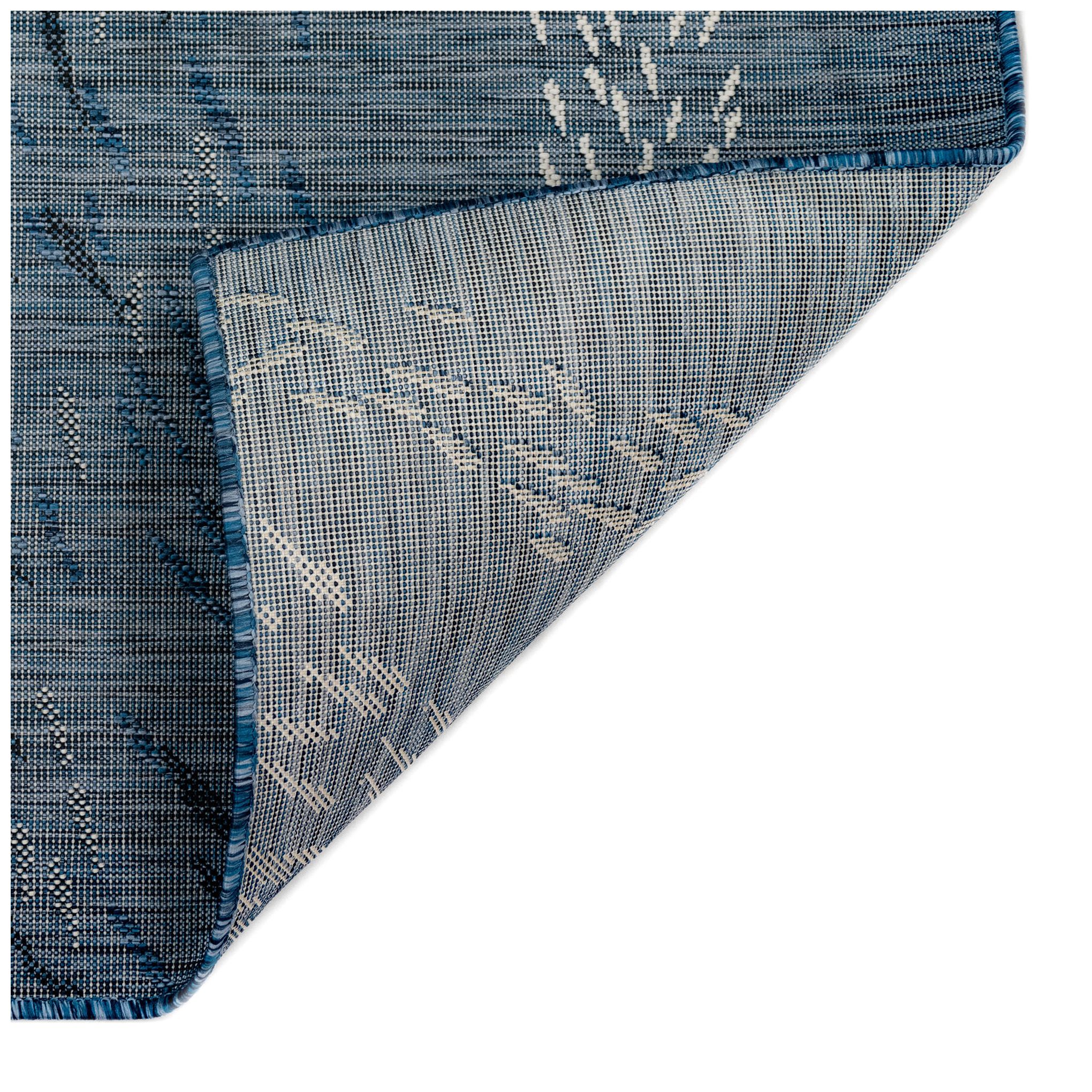 Image 2 Liora Manne Carmel School Of Fish Indoor/Outdoor Rug Navy 4'10" x more views