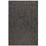 Liora Manne Carmel Texture Stripe Indoor/Outdoor Rug Black 4&#39;10" x