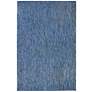 Liora Manne Carmel Texture Stripe Indoor/Outdoor Rug Navy 4&#39;10" x 