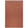 Liora Manne Carmel Texture Stripe Indoor/Outdoor Rug Red 4&#39;10" x 7