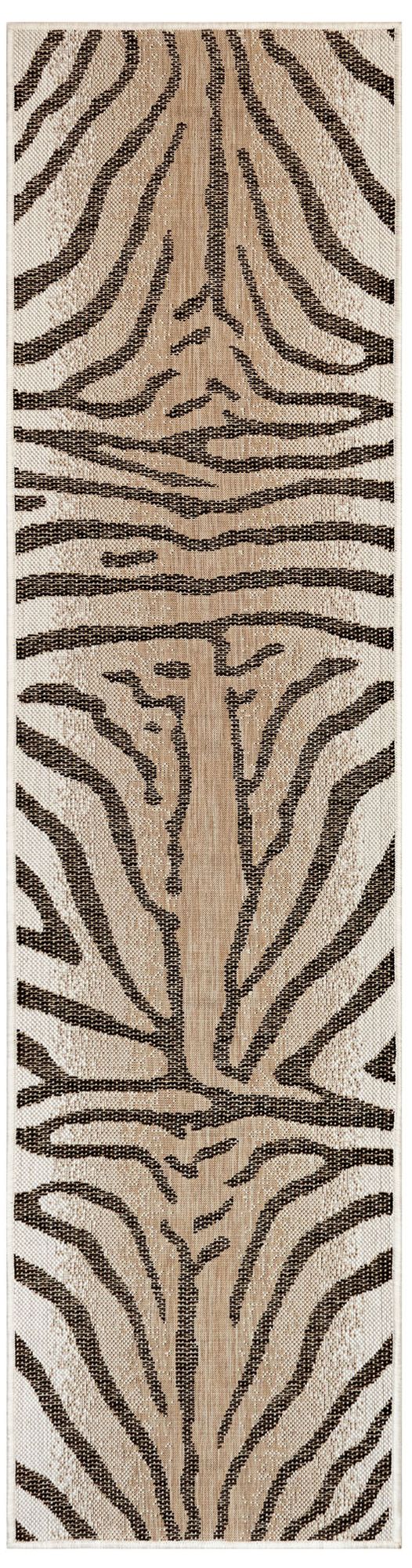 Liora Manne Carmel Zebra Indoor/Outdoor Rug Sand 1'11" x 7'6&q