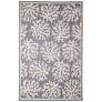 Liora Manne Cove Coral Indoor/Outdoor Rug Blue 5&#39;3" x 7&#39;3&quot
