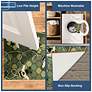 4_Liora Manne Esencia Bee Free Indoor/Outdoor Mat Green 1'11"x4'11" more views