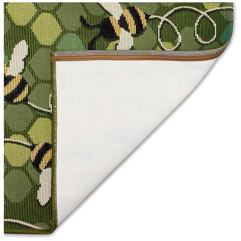 Image 5 Liora Manne Esencia Bee Free Indoor/Outdoor Mat Green 1'11"x4'11" more views
