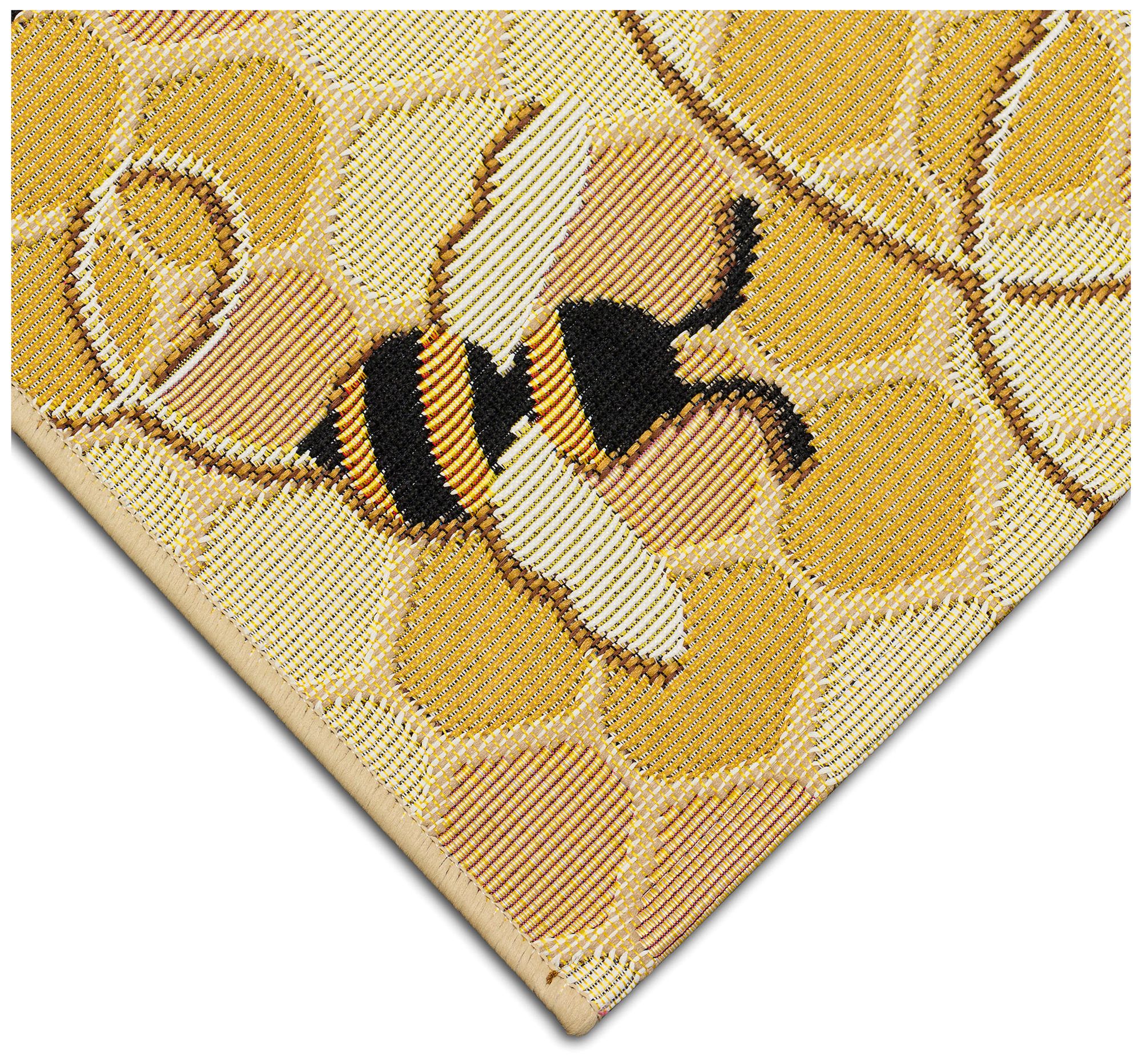 Image 6 Liora Manne Esencia Bee Free Indoor/Outdoor Mat Honey 2'5"x3'1 more views