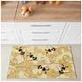 1_Liora Manne Esencia Bee Free Indoor/Outdoor Mat Honey 2'5"x3'11"
