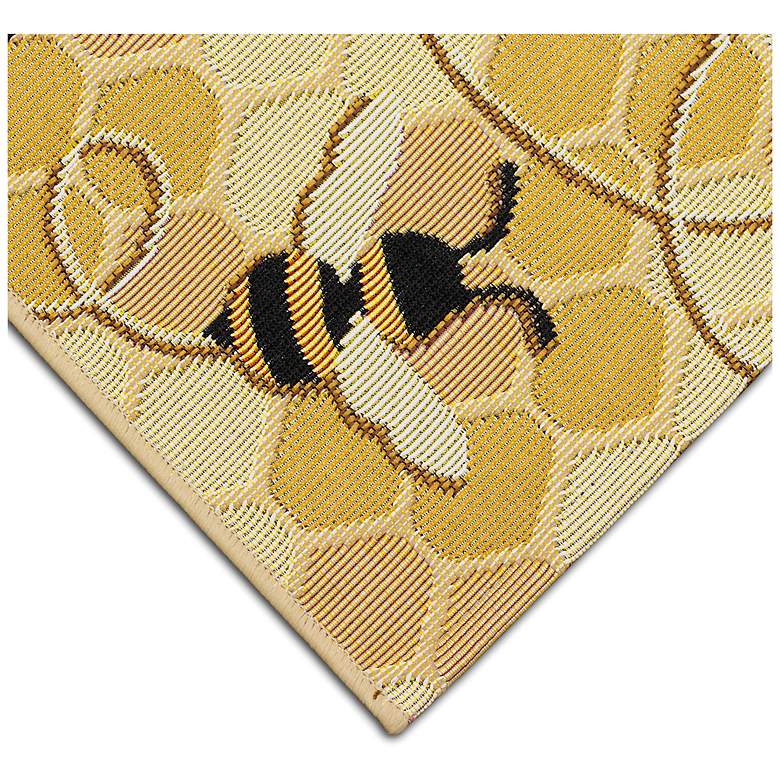 Image 6 Liora Manne Esencia Bee Free Indoor/Outdoor Mat Honey 2'5"x3'11" more views