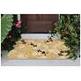 Liora Manne Esencia Bee Free Indoor/Outdoor Mat Honey 2'5"x3'11"