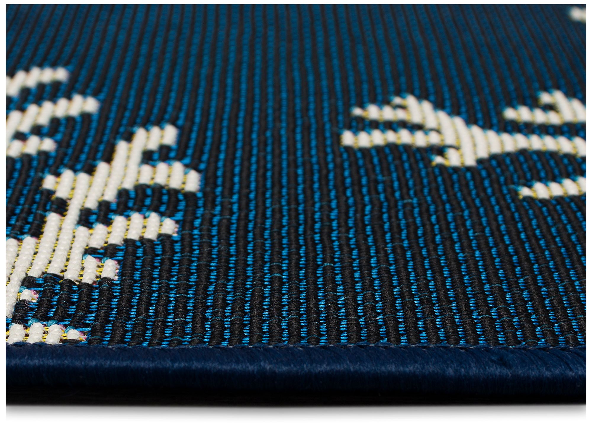 Image 6 Liora Manne Esencia Coral Edge Indoor/Outdoor Mat Navy 1'11"x4' more views