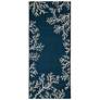 2_Liora Manne Esencia Coral Edge Indoor/Outdoor Mat Navy 1'11"x4'11"