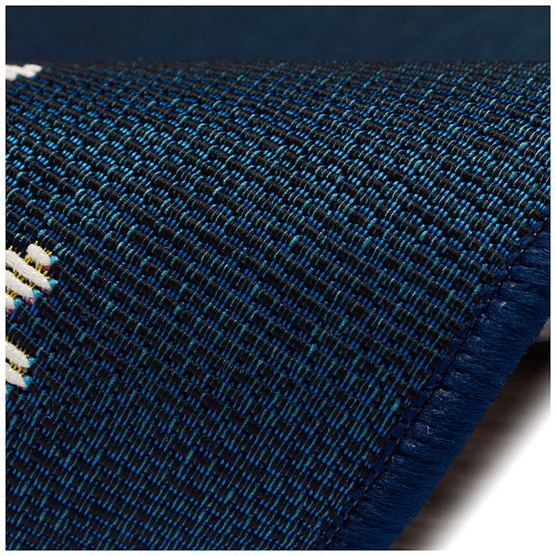 Image 7 Liora Manne Esencia Coral Edge Indoor/Outdoor Mat Navy 1'11"x4'11" more views