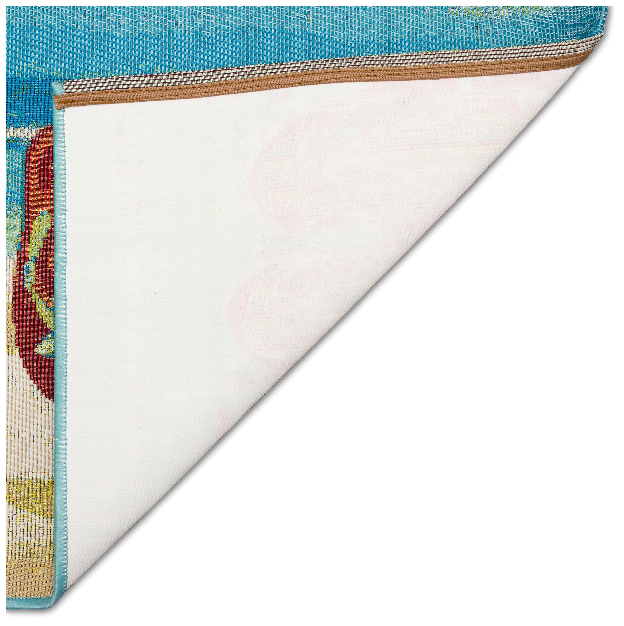 Image 5 Liora Manne Esencia Flip Flops Forever Indoor/Outdoor Mat Blue 1'11&quo more views