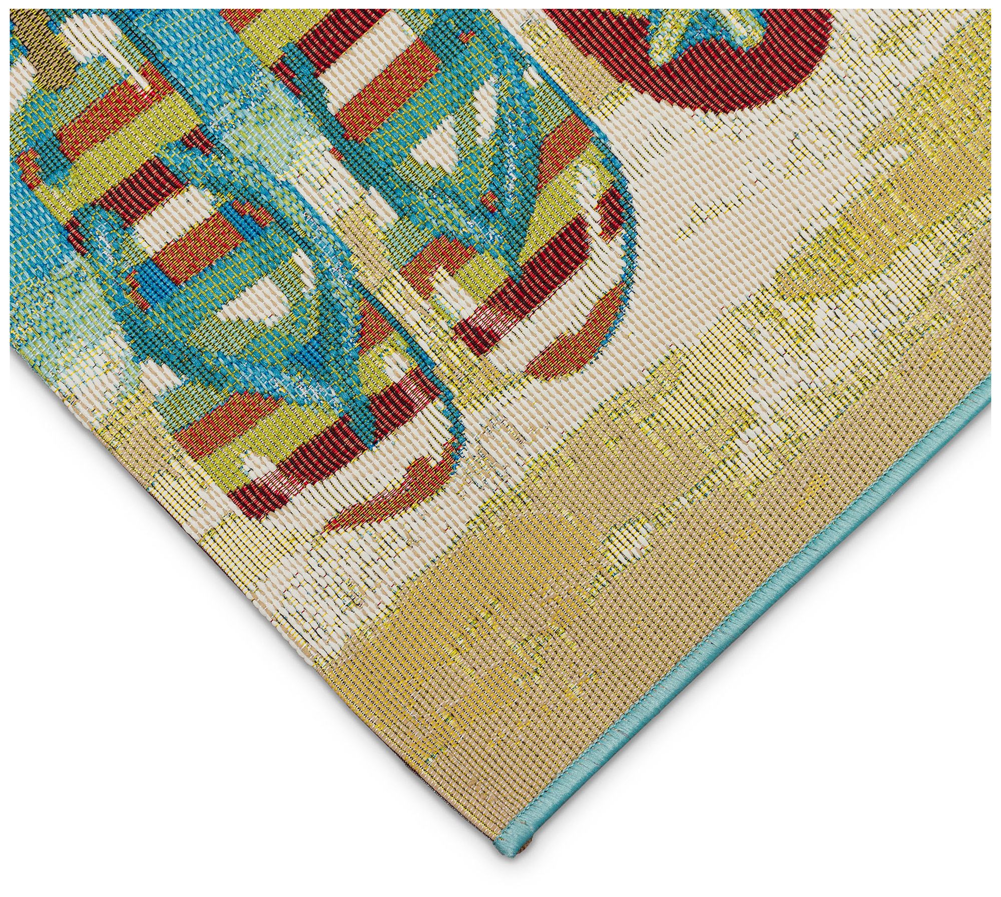 Image 6 Liora Manne Esencia Flip Flops Forever Indoor/Outdoor Mat Blue 1'11&quo more views