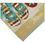6_Liora Manne Esencia Flip Flops Forever Indoor/Outdoor Mat Blue 1'11"x4'11" more views