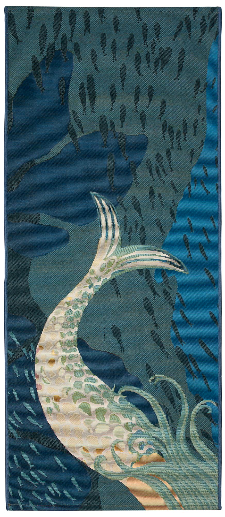 Image 2 Liora Manne Esencia Mermaids Are Real Indoor/Outdoor Mat Ocean 1'11&quo