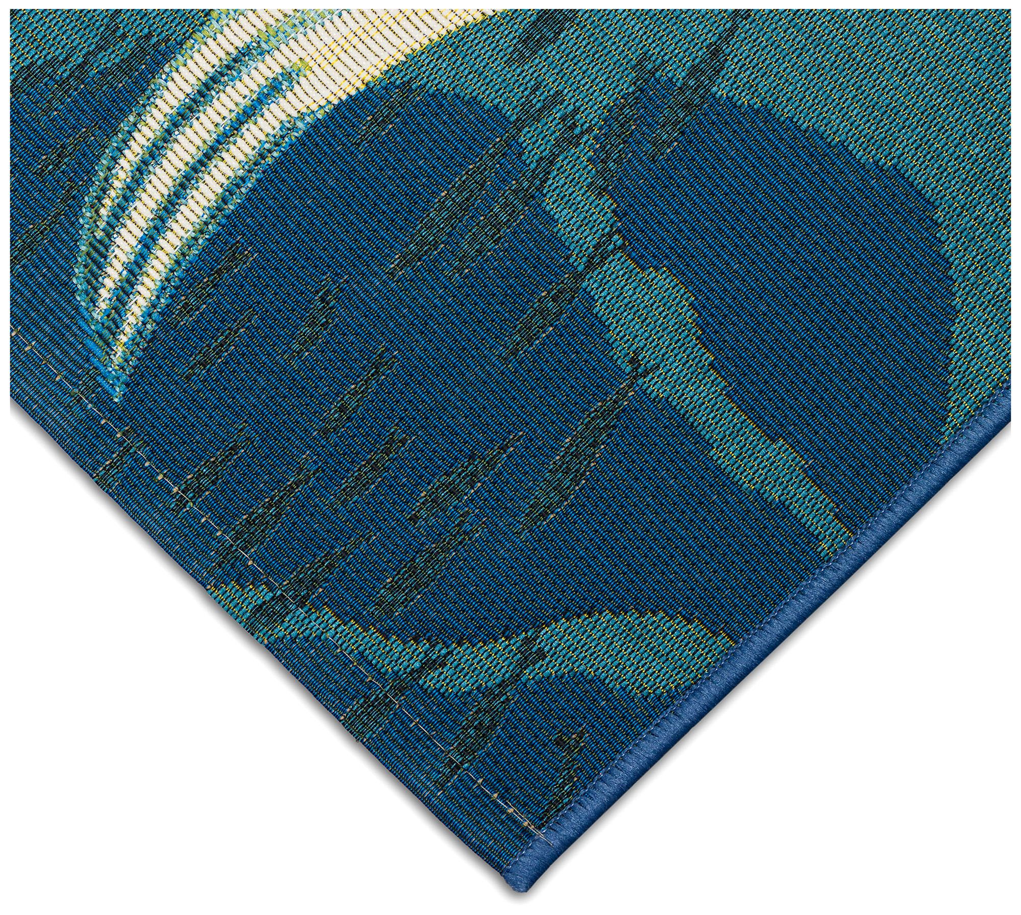 Liora Manne Esencia Mermaids Are Real Indoor/Outdoor Mat Ocean 2'5"x3'11"