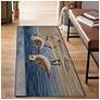 1_Liora Manne Esencia Sandpipers Indoor/Outdoor Mat Sand 1'11"x4'11"