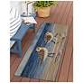3_Liora Manne Esencia Sandpipers Indoor/Outdoor Mat Sand 1'11"x4'11" more views
