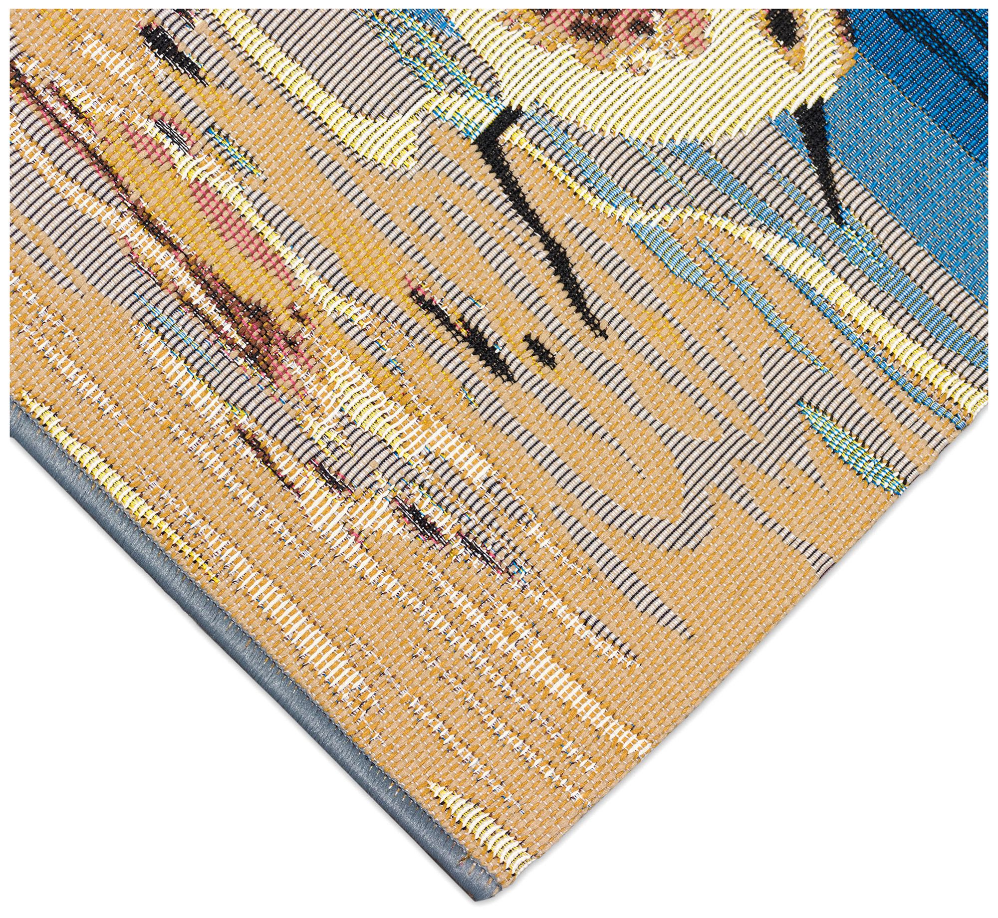 Liora Manne Esencia Sandpipers Indoor/Outdoor Mat Sand 2'x2'10"