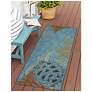 3_Liora Manne Esencia Seaturtle Garden Indoor/Outdoor Mat Ocean 1'11"x4'11" more views