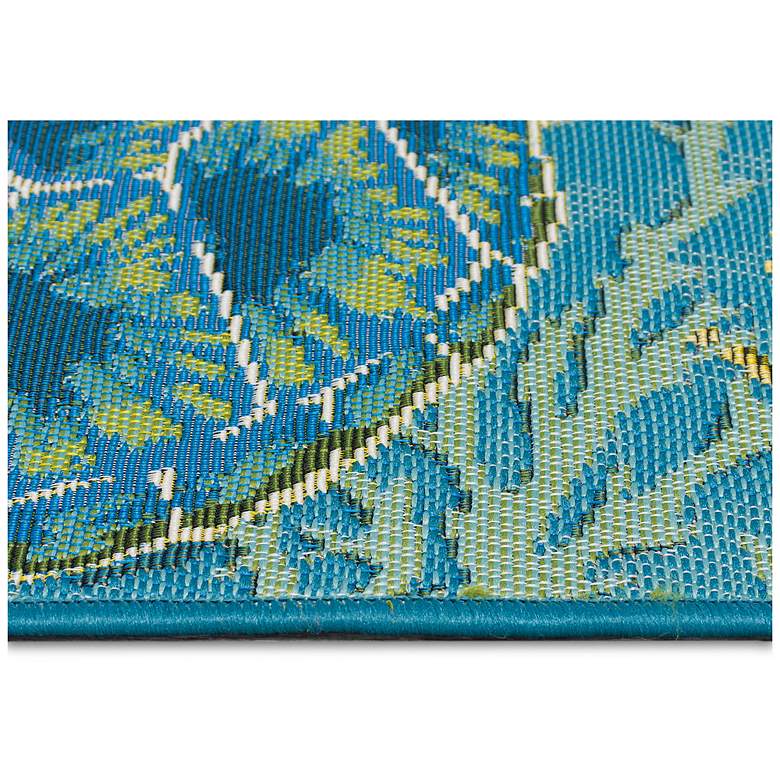 Image 7 Liora Manne Esencia Seaturtle Garden Indoor/Outdoor Mat Ocean 1'11"x4'11" more views