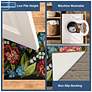 4_Liora Manne Esencia Secret Garden Indoor/Outdoor Mat Black 1'11"x4'11" more views
