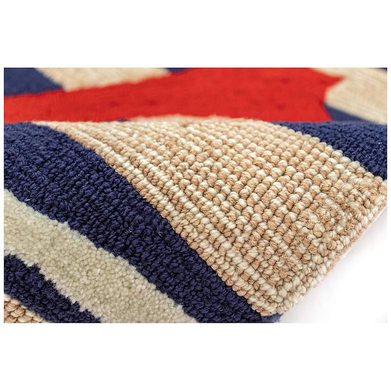 Image 7 Liora Manne Frontporch Anchor Indoor/Outdoor Mat Navy 2'x5' more views