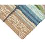 6_Liora Manne Frontporch Beach Umbrellas Indoor/Outdoor Mat Aqua 1'8"x2'6" more views