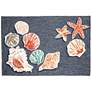 2_Liora Manne Frontporch Beachcomber Indoor/Outdoor Mat Denim 2'6"x4'