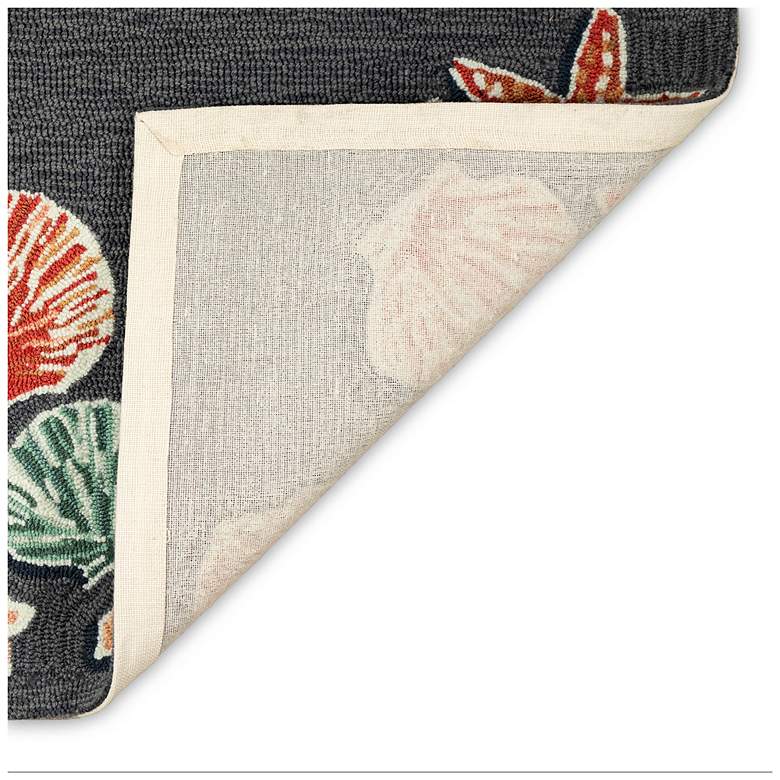 Image 4 Liora Manne Frontporch Beachcomber Indoor/Outdoor Mat Denim 2'6"x4' more views