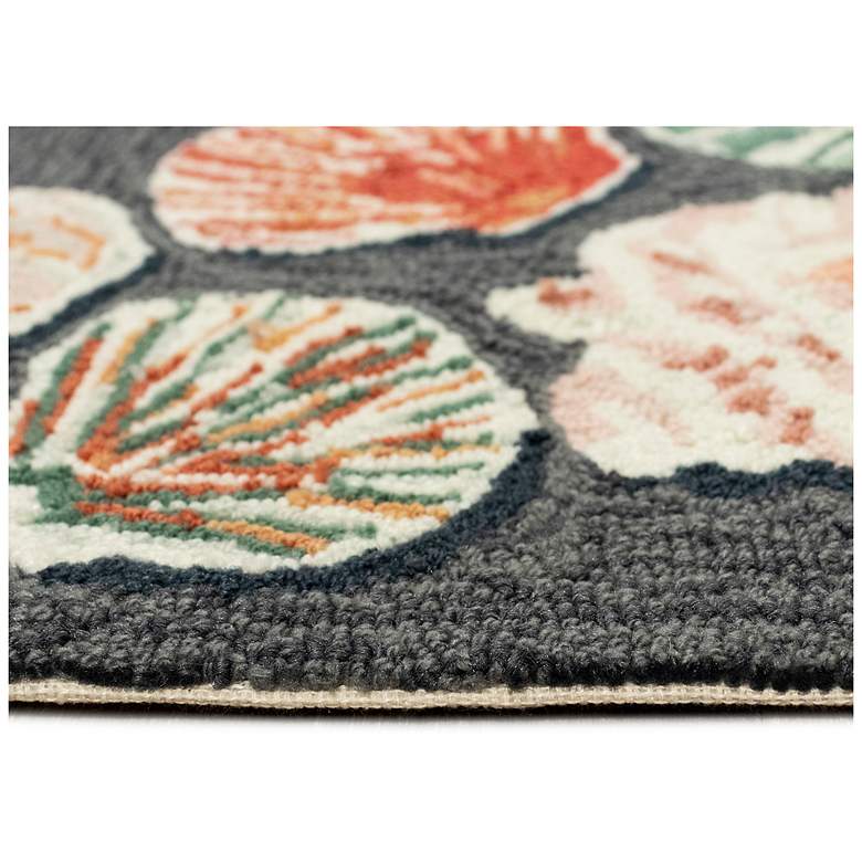 Image 6 Liora Manne Frontporch Beachcomber Indoor/Outdoor Mat Denim 2'6"x4' more views