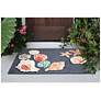 Liora Manne Frontporch Beachcomber Indoor/Outdoor Mat Denim 2'6"x4'