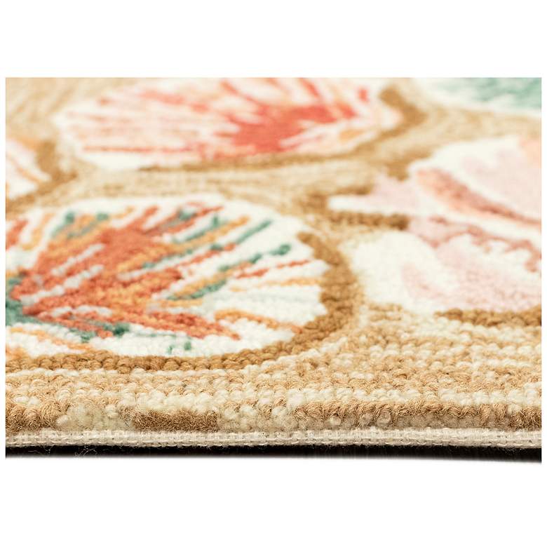 Image 7 Liora Manne Frontporch Beachcomber Indoor/Outdoor Mat Sand 2'x5' more views