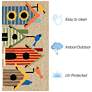 Thumbnail3 of Liora Manne Frontporch Birdhouses Indoor/Outdoor Mat Multi 2'x5' more views
