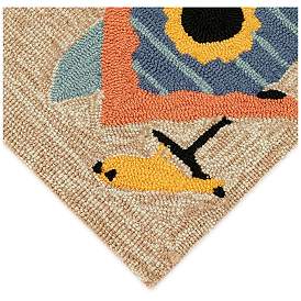 Image5 of Liora Manne Frontporch Birdhouses Indoor/Outdoor Mat Multi 2'x5' more views