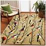 Thumbnail1 of Liora Manne Frontporch Birds Indoor/Outdoor Mat Multi 3'6"x5'6"