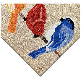 Image5 of Liora Manne Frontporch Birds Indoor/Outdoor Mat Neutral 2'x3' more views