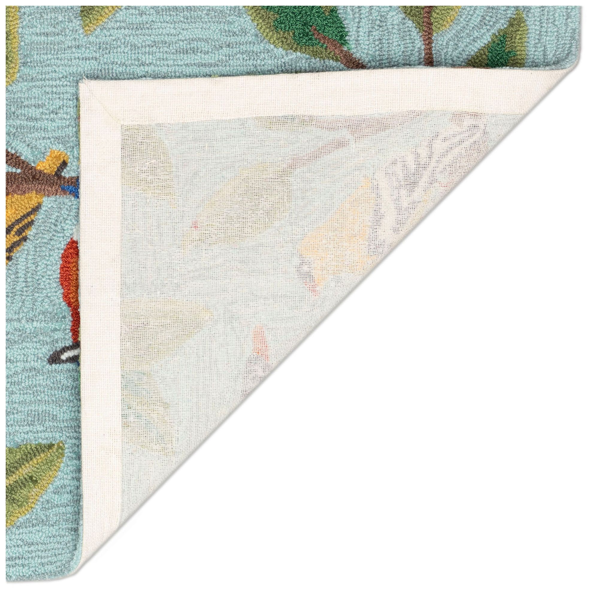 Liora Manne Frontporch Birds On  A Branch Indoor/Outdoor Mat Blue 1'8&q