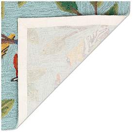Image5 of Liora Manne Frontporch Birds On A Branch Indoor/Outdoor Mat Blue 1'8"x2'6" more views