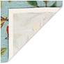 5_Liora Manne Frontporch Birds On A Branch Indoor/Outdoor Mat Blue 2'x5' more views