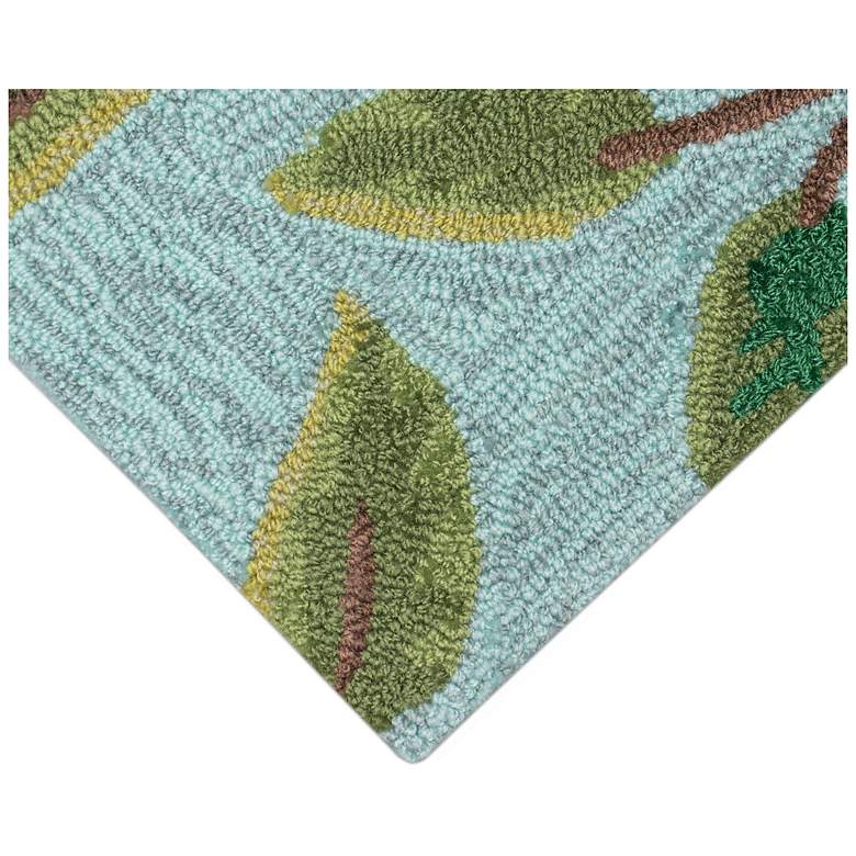 Image 6 Liora Manne Frontporch Birds On A Branch Indoor/Outdoor Mat Blue 2'x5' more views