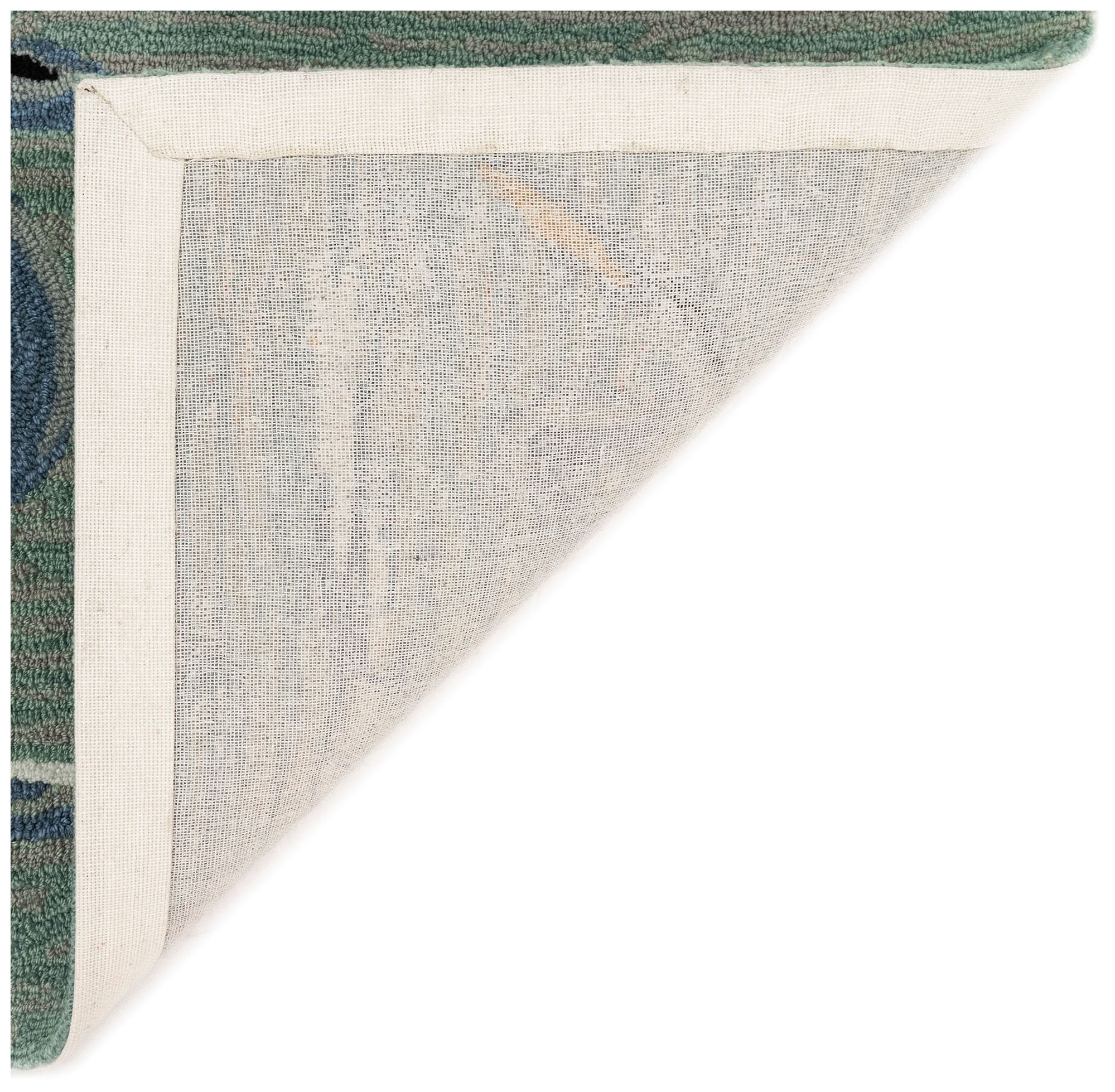 Liora Manne Frontporch Blue Heron Indoor/Outdoor Mat Lake 2'x5'