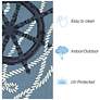 Thumbnail3 of Liora Manne Frontporch Captain's Wheel Indoor/Outdoor Mat Marine 2'x3' more views