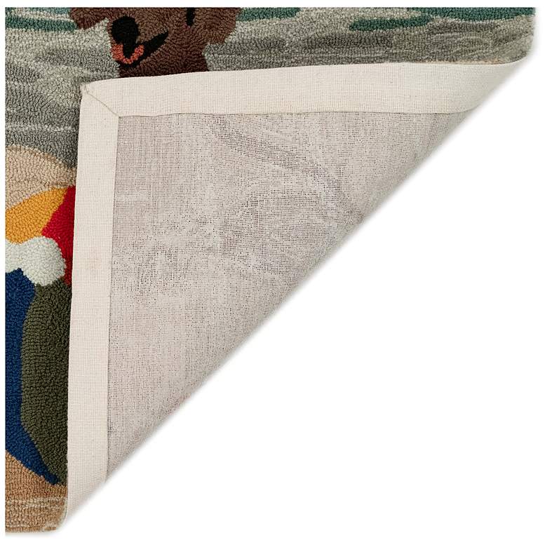 Image 4 Liora Manne Frontporch Coastal Dog Indoor/Outdoor Mat Ocean 2'x5' more views