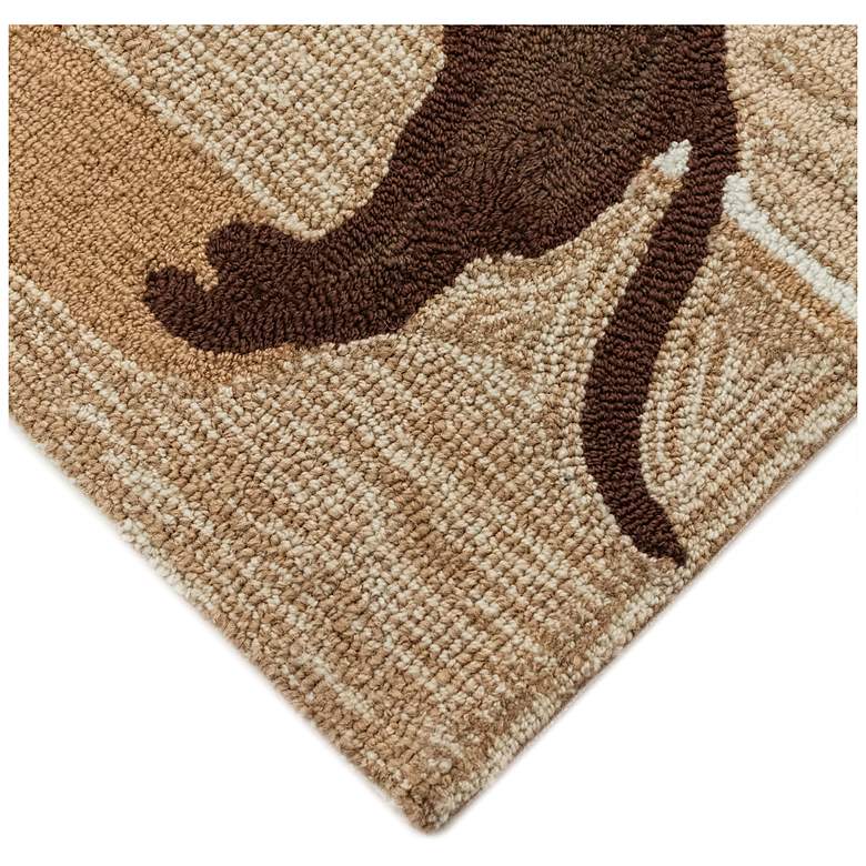 Image 5 Liora Manne Frontporch Coastal Dog Indoor/Outdoor Mat Ocean 2'x5' more views